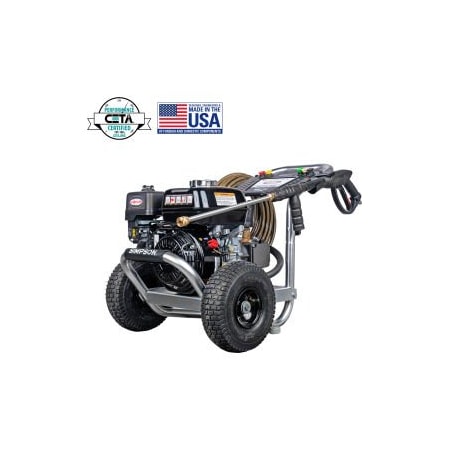 Fna Group Simpson Industrial Gas Pressure Washer W/ Honda GX200 Engine & AAA Pump, 3000 PSI, 3.0 GPM 61024